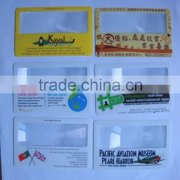 Plastic Magnifie Credit Card Magnifier photo-3