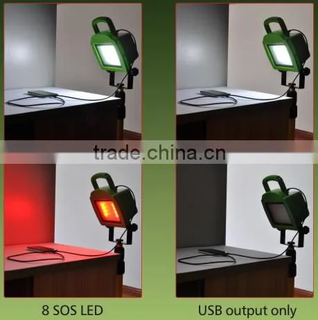 Rechargeable Battery Powered Portable Led 12 v Working Light photo-3