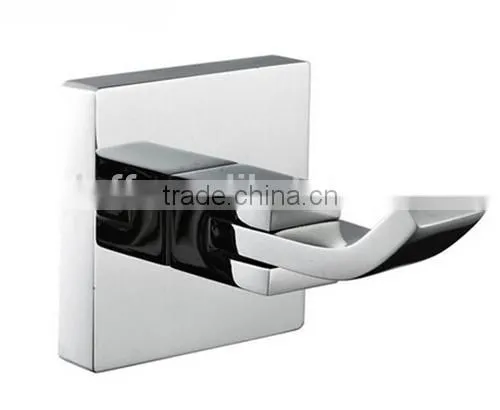 modern fashion Robe Hook,Clothes Hook,Solid Brass Chrome Finish,Bathroom Hardware Product Robe Hooks,Bathroom Accessories