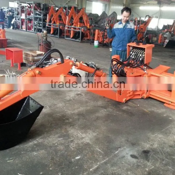 Towable Tractor Backhoe Matching Agricultural Tractor photo-3