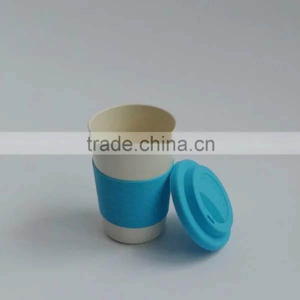 Newest Design Bamboo Fiber Cup With Lid and Straw photo-5