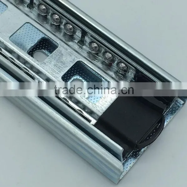 Jieyang Kitchen Iron 3-fold Full Extension Ball Bearing Drawer Guide Rail photo-4