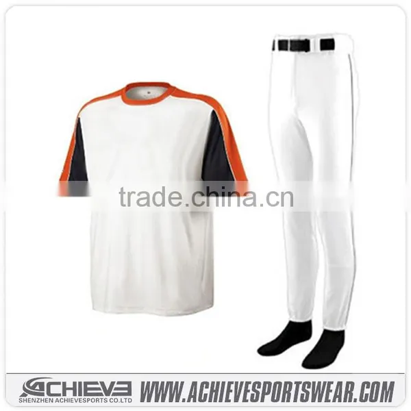 Wholesale Custom Cheap Sublimated Baseball Jersey Fashional Baseball Jersey Pattern photo-6