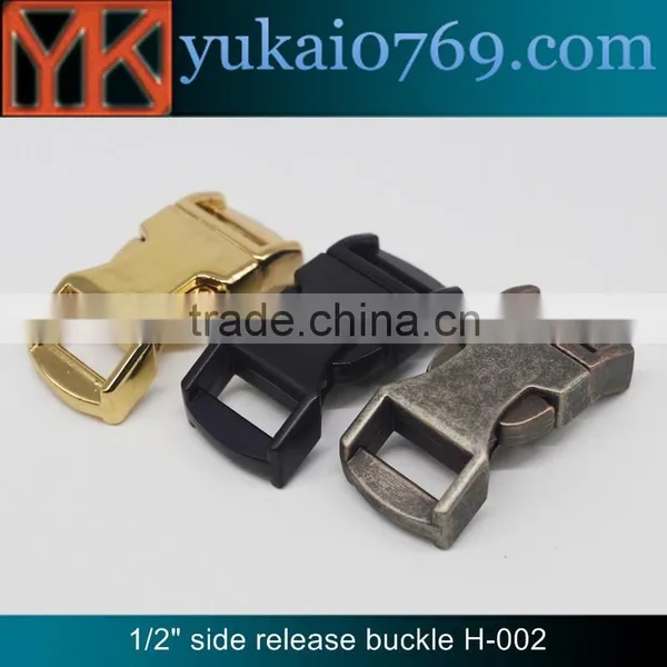 Yukai Zinc Alloy Pet Collar Metal Buckle Quick Release 1/2" Metal Buckle photo-2