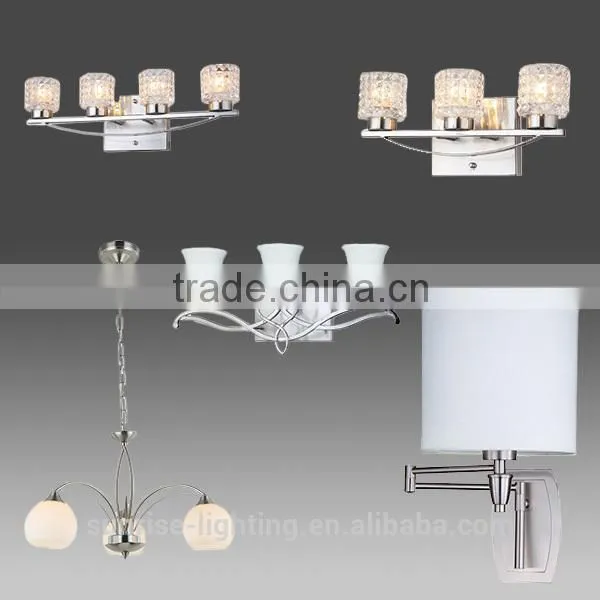 Crystal Glass Shade Wall Lamp for Indoor and Hotel