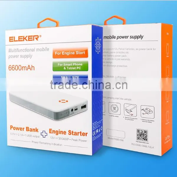 Multi-function Mini Battery Car Jump Starter 6600mAh 12v/24v Car Jump Starter photo-4