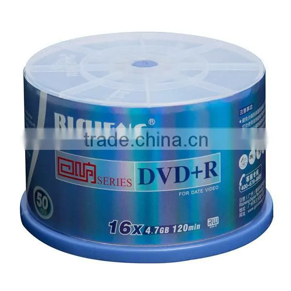 RISENG Blank 16x 4.7GB 120MINs Dvd Virgin/printed Dvd Media Wholesale/cheap Blank Dvds Cakebox Package photo-4