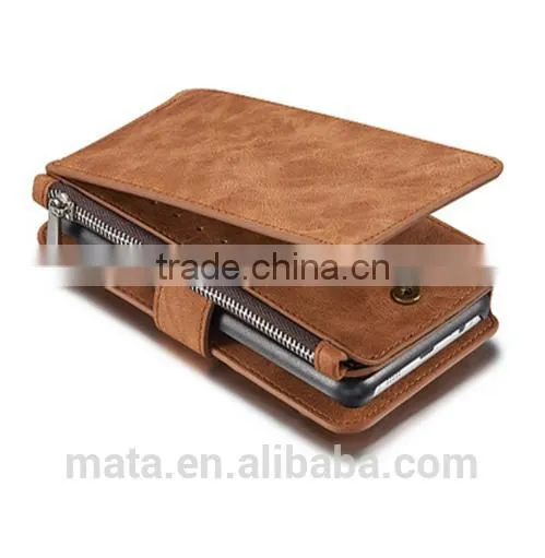 Zipper Wallet Design PU Leather Cover Case For Samsung photo-2
