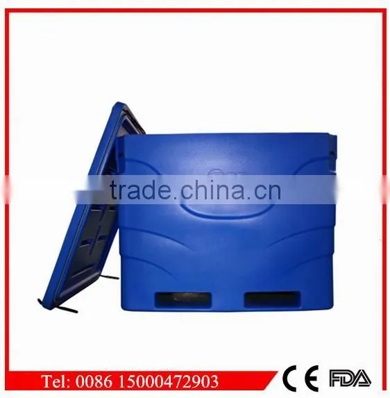 Imported LLDPE Material Insulated Ice Chiller, PE Fish Box, Live Fish Transport Totes photo-2