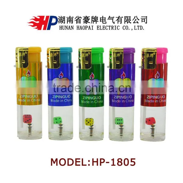 Refillable Windproof Lighter/electrionic Gas Lighter /hunan Electric Lighter