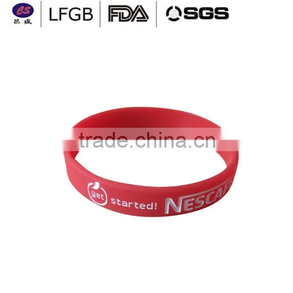 High Quality Promotional Patented Silicone Wristband Silicone Bracelet With Cheap Price photo-3