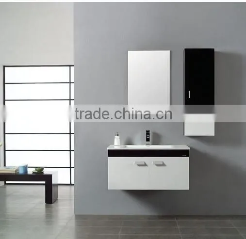 Hot sale round bathroom vanity furniture poland with mirror