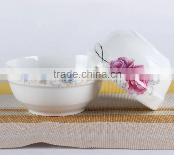 White ceramic/porcelain/new bone china dinnerware /tableware sala bowl