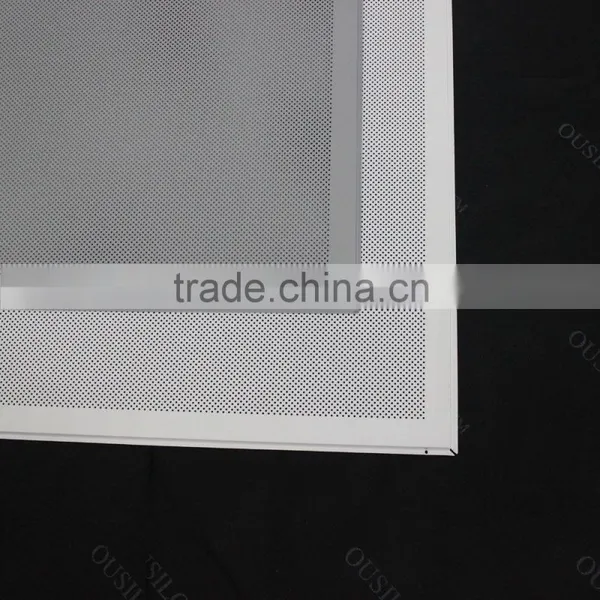 SGS Tested Fireproof Aluminum or GI Perforated Ceiling Tiles 600x600, Aluminum Acoustic False Ceiling Panel photo-4