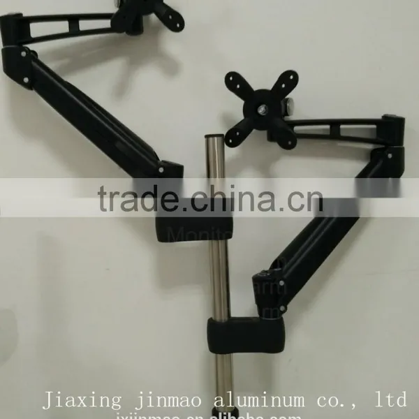 Modern Appearance Lcd Arm Support Clamp Mount and Grommet Mount Hanging Dual Monitors Screens Lcd Arm photo-5
