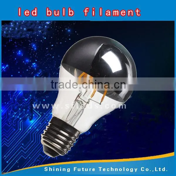 New A60 Shadowless Led Bulb E27 B22 Base Dimmable Clear LED Filament Bulb Lamp AC85-265V