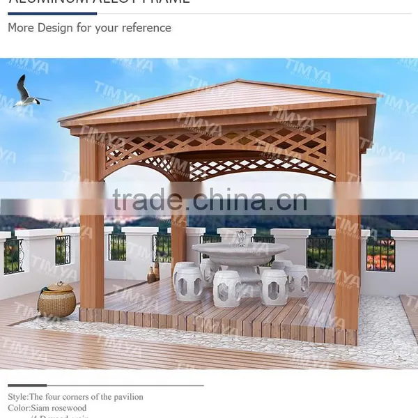 2015 Decorative Outdoor Metal Pavilions/luxury Garden Gazebo photo-2