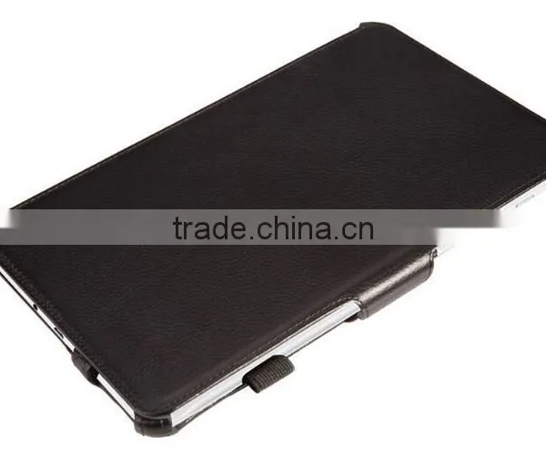 Multiple Viewing Angles Auto Sleep Wake Stylish Leather Cover for Samsung Galaxy Tab Pro S photo-3