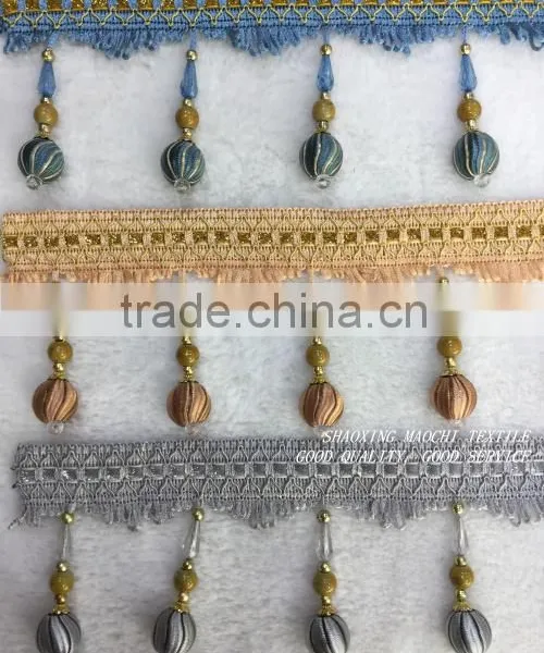 Wholesale Curtain Tassel Fringes for Home Textile Accessory