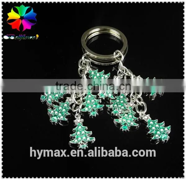 Christmas Tree Metal Custom Keychain photo-2