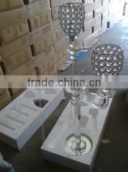 2013 New Arriaval 5arms Crystal Glass Candelabra for Wedding Decoration (R-2019 photo-4