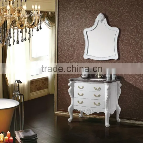 Classical Fashionable Black Wooden Furniture Design Vanity photo-3