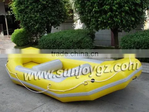 PVC Inflatable mat boat/finishing boat/rafting boat