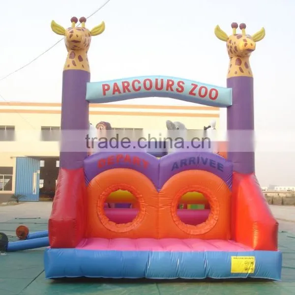 Commercial Outdoor Inflatable Bouncer /inflatable Slide Bouncer /giant Inflatable Obstacle Bouncer photo-3