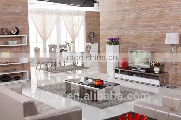 2016 Cheap Stainless Steel Modern Design Glass Center Table photo-2
