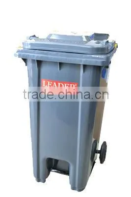 Mobile Garbage Bin With Foot Pedal 240L