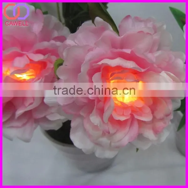 Wholesale Artifiical Peony Led Illuminate Flower Pot photo-3