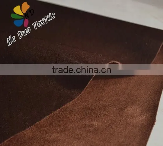 2016 Fashion Knitting Suede for Garment/two or Four Way Stretch Knitting Suede Garment Fabric photo-4
