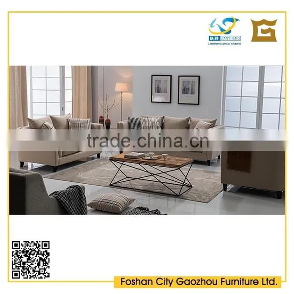 Fashionable Nordic Style Wooden Legs Fabric Sofa Set 1seater/2setaer/3seater photo-6