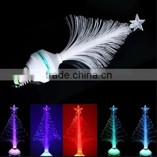 New Design LED RGB Fiber Optical Stage Light / Bulb Decor Light / Christmas Tree Bulb Light