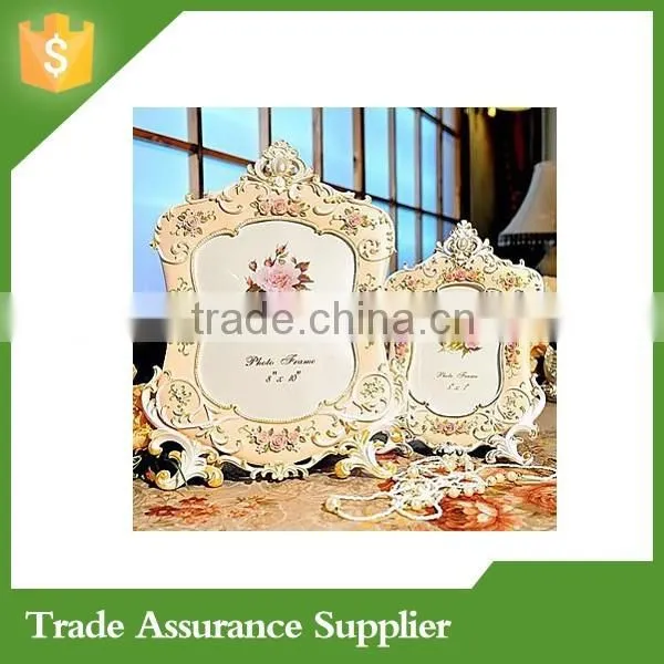 Retro Vintage Rose Flower Home Decor Resin 4''*6'' Photo Frame photo-3