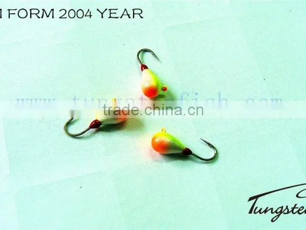 Painted Ball Ice Jig With an Eyelet Fishing Tackle for Ice Fishing photo-3
