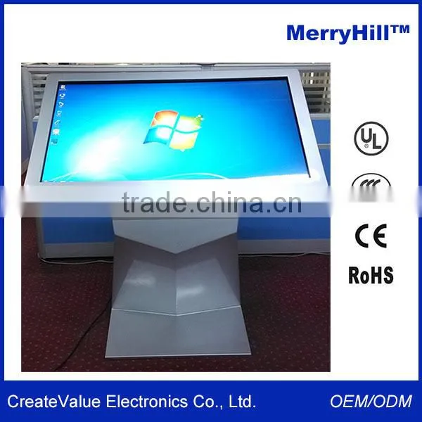 LCD Indoor Floor Standing Interactive Touch Screen 32 inch 42 inch All In One PC Kiosk