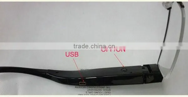 Full HD 1080P Video Glasses Hidden Camera Long Time Recording photo-3