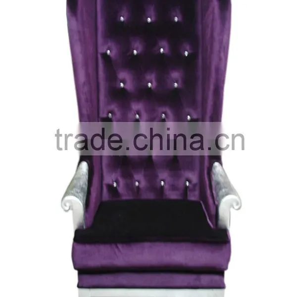 Purple High Back Wing Chair for Sale Lobby Furniture TC4021