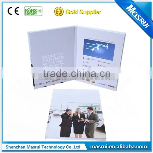 Customized Hardcover 7.0 LCD Video Brochure With Multiple Buttons Video Brochure photo-3