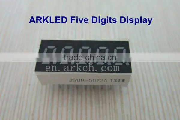 Hot Sell 2014 New Product 7 Segment LED Digital Display 5 Digits for Gas Station