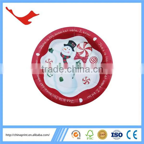005 Customer Printed Disposable Party Paper Plate Sizes China Supplier photo-5