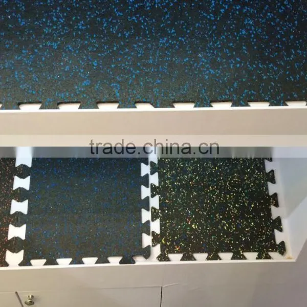Factory Price Interlocking Rubber Tile Crossfit Rubber Flooring photo-6