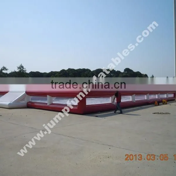 Adults Inflatable Football Field Customized 0.55mm PVC Inflatable Football Pitch photo-2
