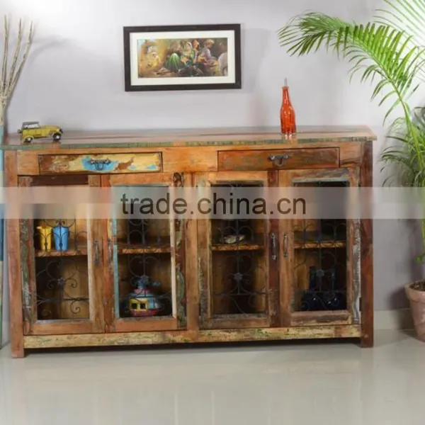 Recycled Wood Side Board