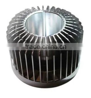 Led Light Bar Aluminium Heat Sink High Quality Custom Anodized Forging Heat Sink photo-6
