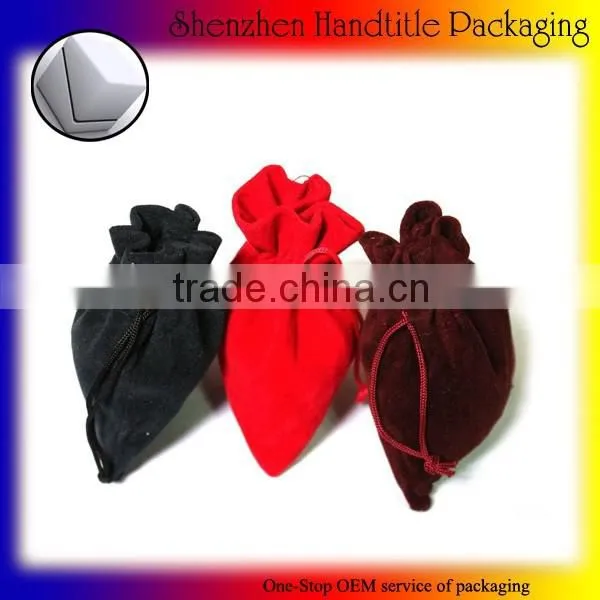 Hot Sell Drawstring Velvet Pouch/velvet Jewelry Pouch photo-5