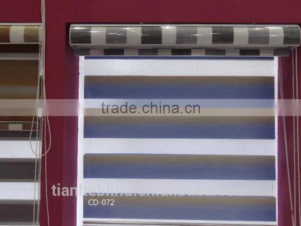 Zebra Blinds Fabrics, Gradient Color Zebra Blinds