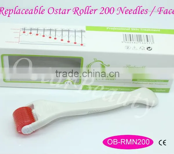 (2014 New) Micro Derma Roller for Growing Hair Replaceable Roller