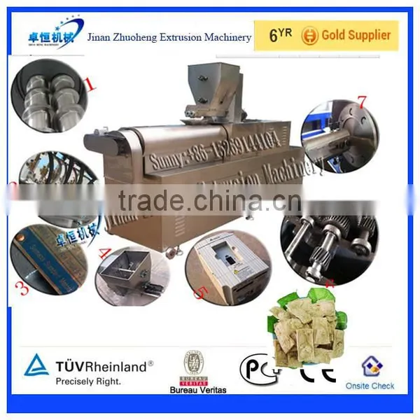 High Quality Textured Vegetable Protein Extrusion Machine photo-4